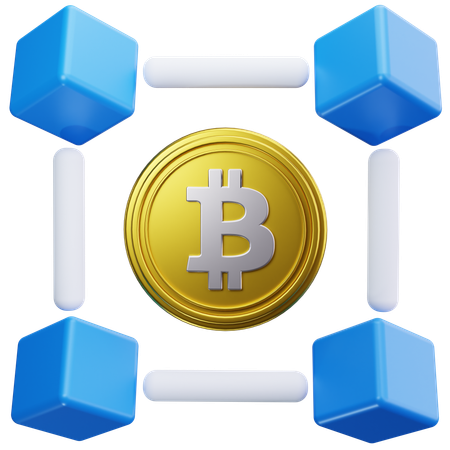 네트워크 체인  3D Icon