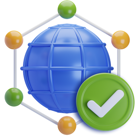 Network check  3D Icon