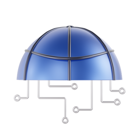 Network Connection  3D Icon