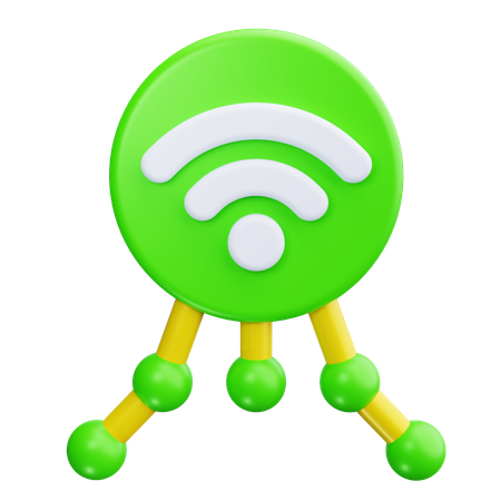 Network Connection  3D Icon