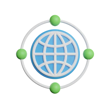 Network Connection  3D Icon