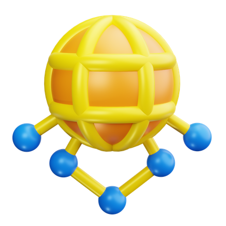 Network Connections  3D Icon