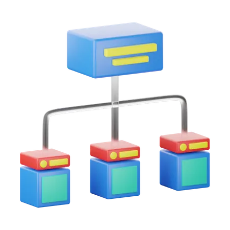 Network Diagram  3D Icon