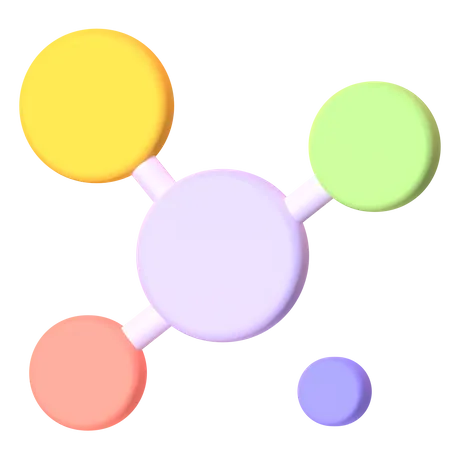 Network Diagram  3D Icon