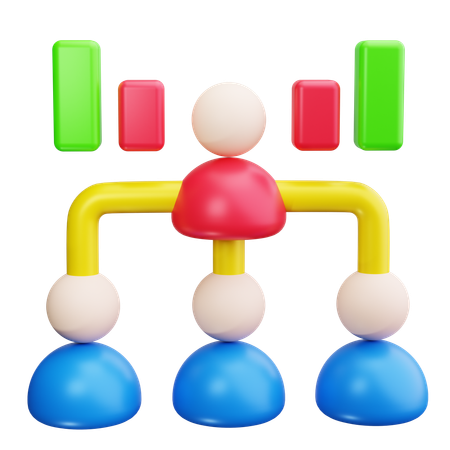 Network Diagram  3D Icon