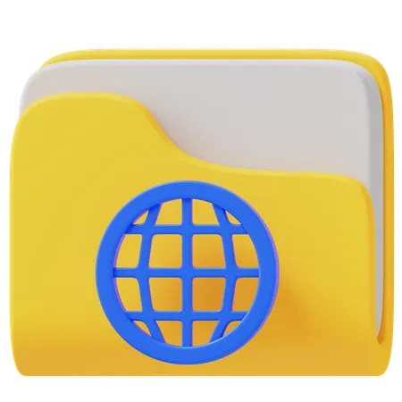 Network Folder  3D Icon