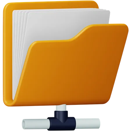 Network Folder  3D Icon