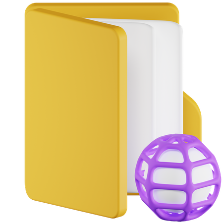 Network folder  3D Icon