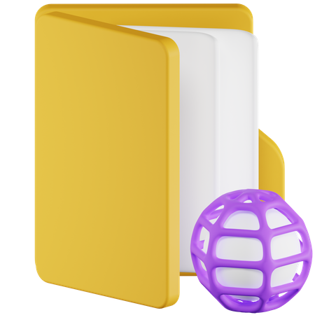 Network folder 3D Icon