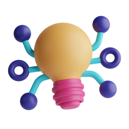 Network Idea  3D Icon