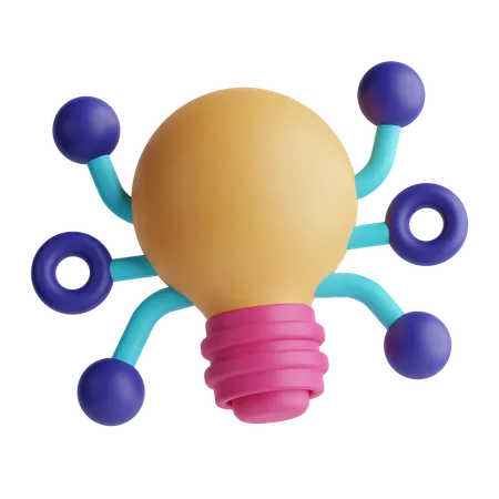 Network Idea  3D Icon