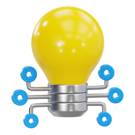 Network idea  3D Icon