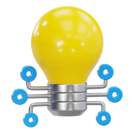 Network idea  3D Icon