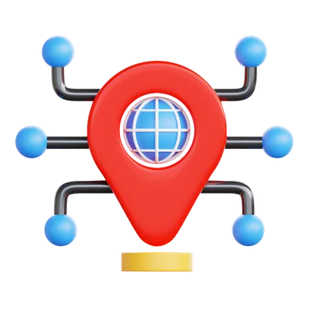 Network Location  3D Icon