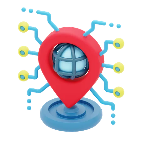 Network Location  3D Icon