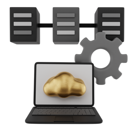 Network Management  3D Icon