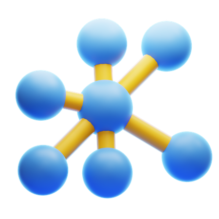 Network Node  3D Icon