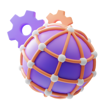 Network Optimization  3D Icon
