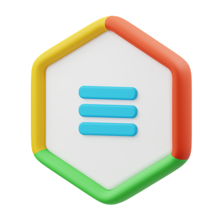 Network Pie Chart  3D Illustration