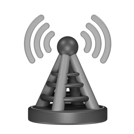 Network Pole  3D Icon