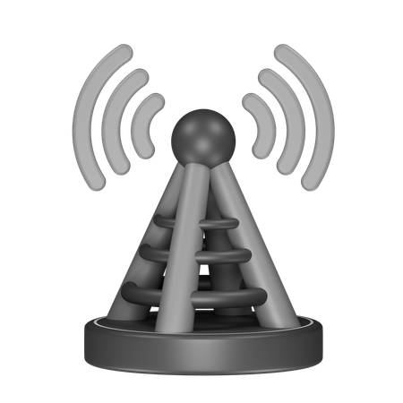 Network Pole  3D Icon