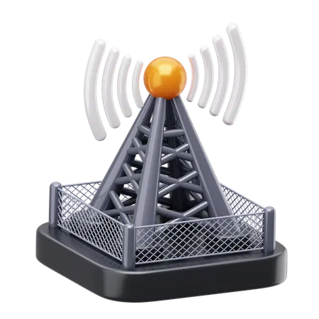 Network Pole  3D Icon