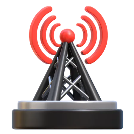 Network Pole  3D Icon