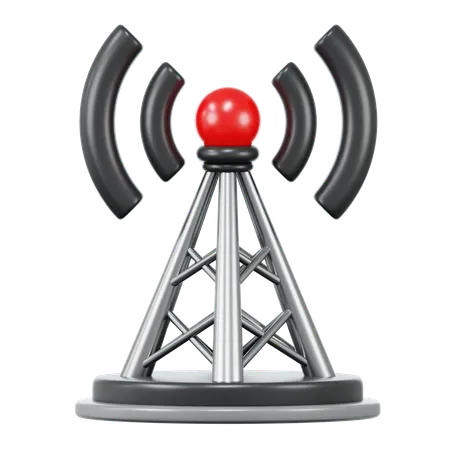 Network Pole  3D Icon