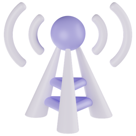 Network Pole  3D Icon