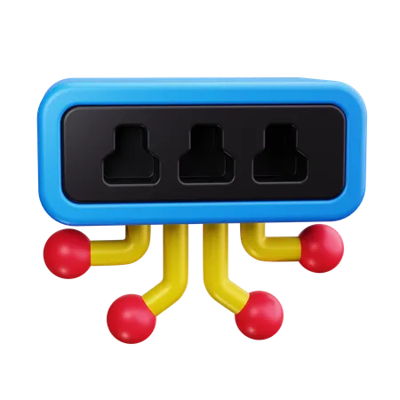 Network Port  3D Icon