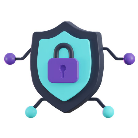 Network Protection  3D Icon
