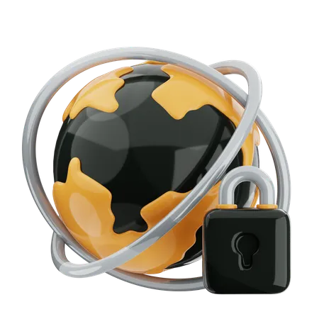 Network Protection  3D Icon