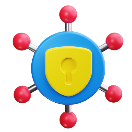 Network Protection  3D Icon