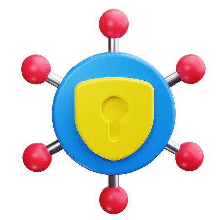 Network Protection  3D Icon