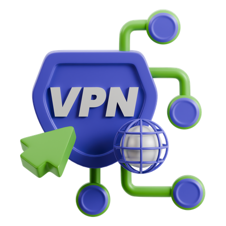 Network Protection  3D Icon