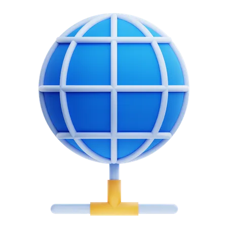 Network Protocol  3D Icon