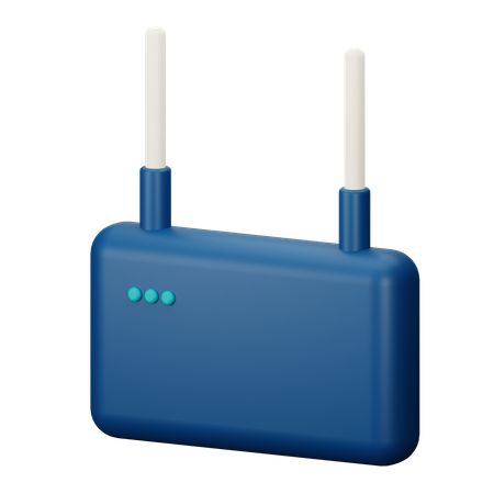 Network Router  3D Icon
