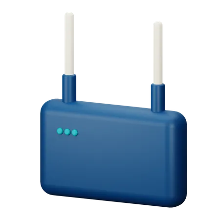 Network Router 3D Icon