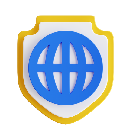 Network security  3D Icon