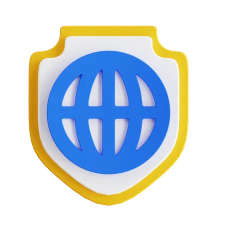Network security  3D Icon