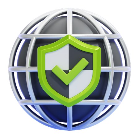 NETWORK SECURITY  3D Icon