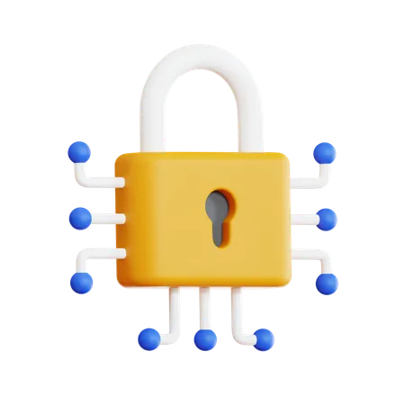 Network Security  3D Icon