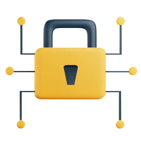 Network Security  3D Icon