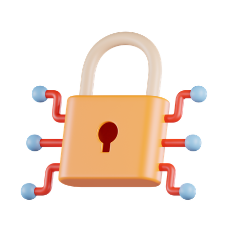 Network Security  3D Icon