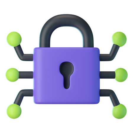 Network Security  3D Icon