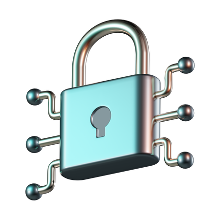 Network Security  3D Icon