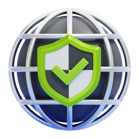 NETWORK SECURITY  3D Icon