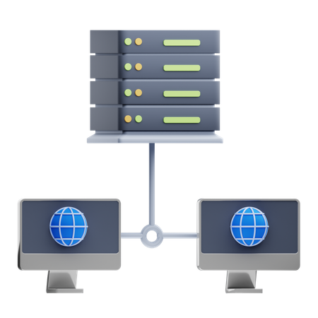 Network Segment  3D Icon