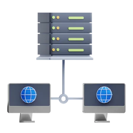 Network Segment  3D Icon