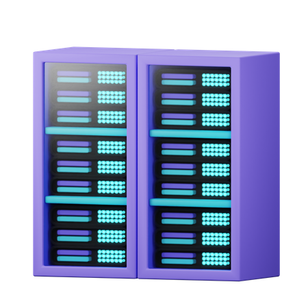 Network Server  3D Icon